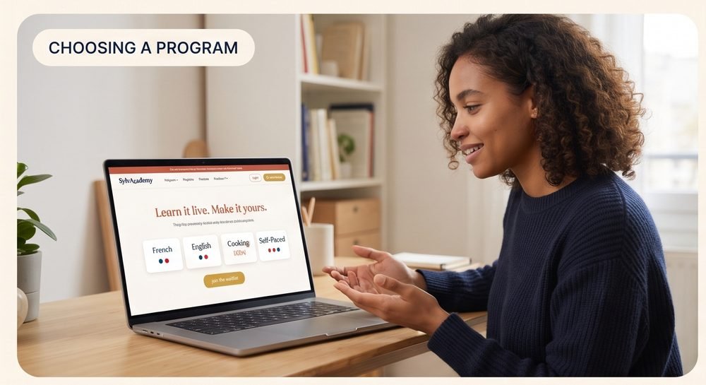 Choosing a program