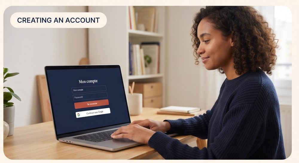Creating an account