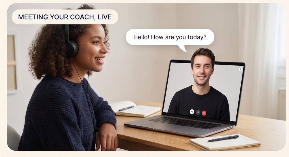 Meeting your coach live