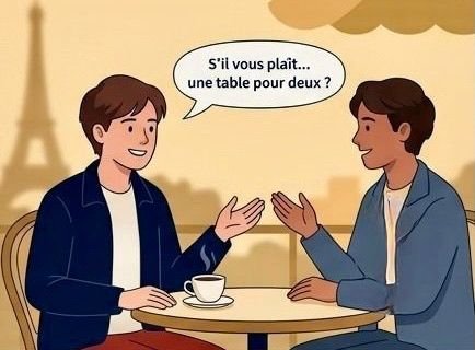 Parler français avec confiance dans un café parisien